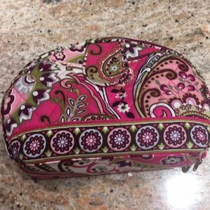 Vera Bradley make up bag very berry paisley